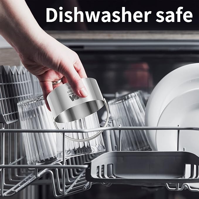 Round Cookie Biscuit Cutter Set 12 Pieces Graduated Circle Pastry Cutters 18/8 - Image 3