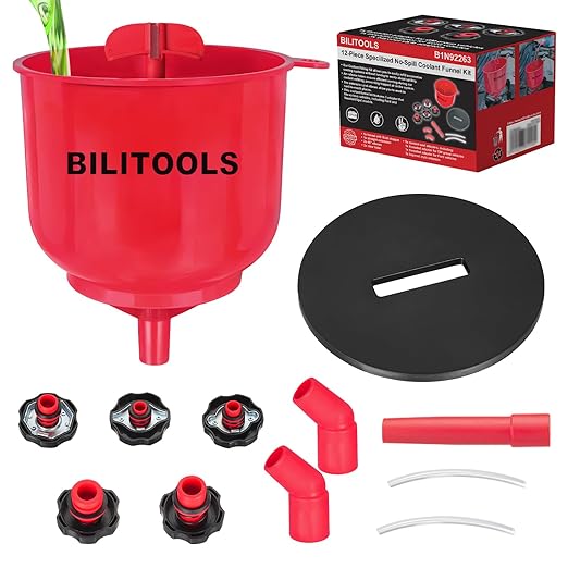 BILITOOLS No-Spill Coolant Funnel Kit by BILITOOLS