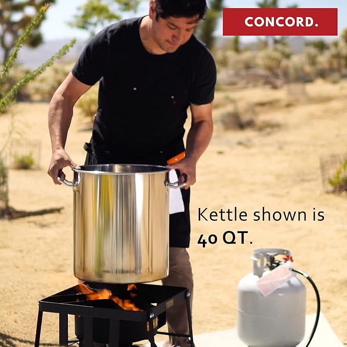 Concord Cookware Stainless Steel Stock Pot Cookware - Image 9