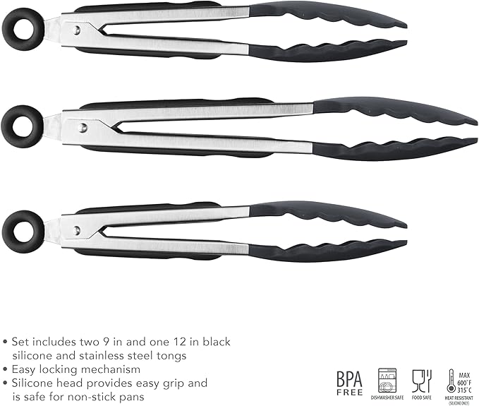 Tovolo Stainless Steel Tongs - Image 2