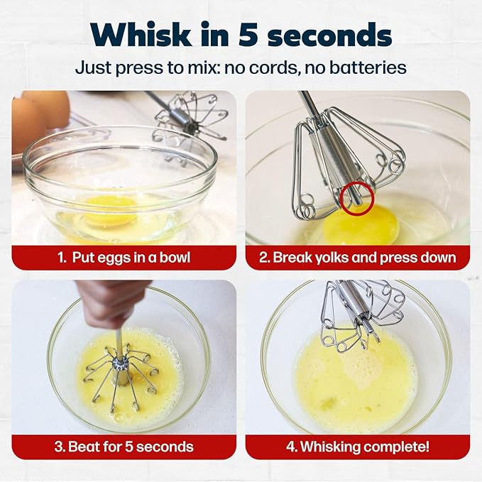 14 Inch Stainless Steel Egg Beater - Image 7