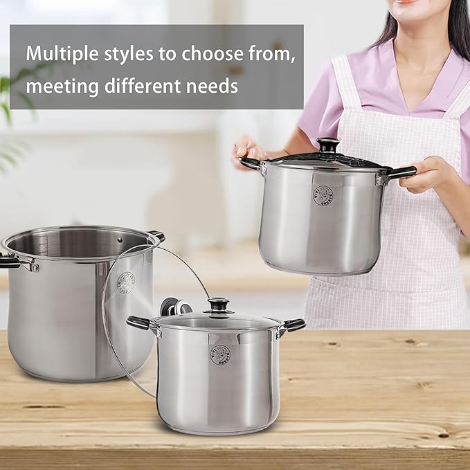 Vivicreate 14.5 Quart Stainless Steel Stock Pot - Image 6