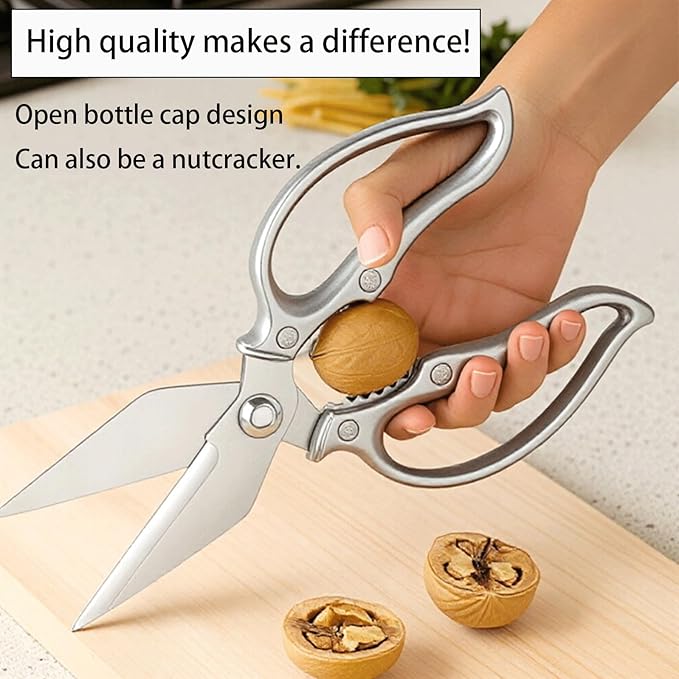 Kitchen Shears Heavy Duty Kitchen Scissors Stainless Steel Sharp Cooking Shears - Image 6