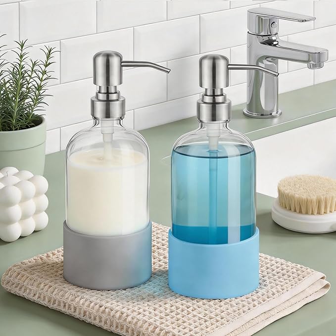 16 oz Hand and Dish Soap Dispenser Set - Image 6