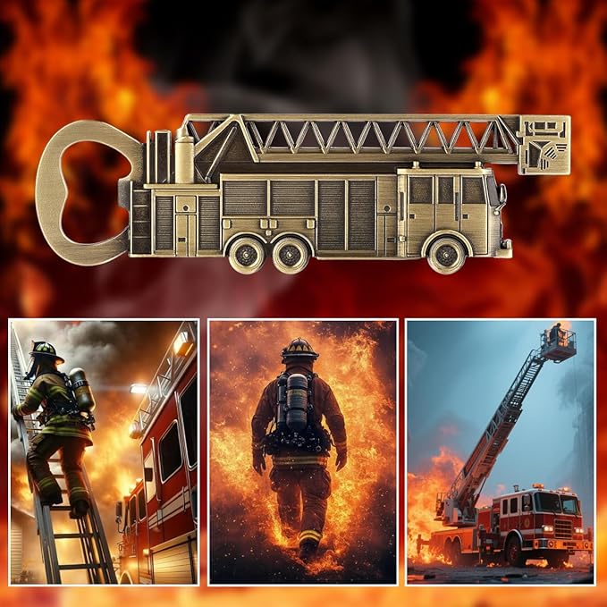 Fire Truck Bottle Opener – Firefighter Gifts - Image 2