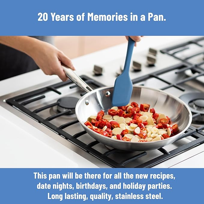 Misen 5-Ply Stainless Steel 6" Frying Pan - Image 6