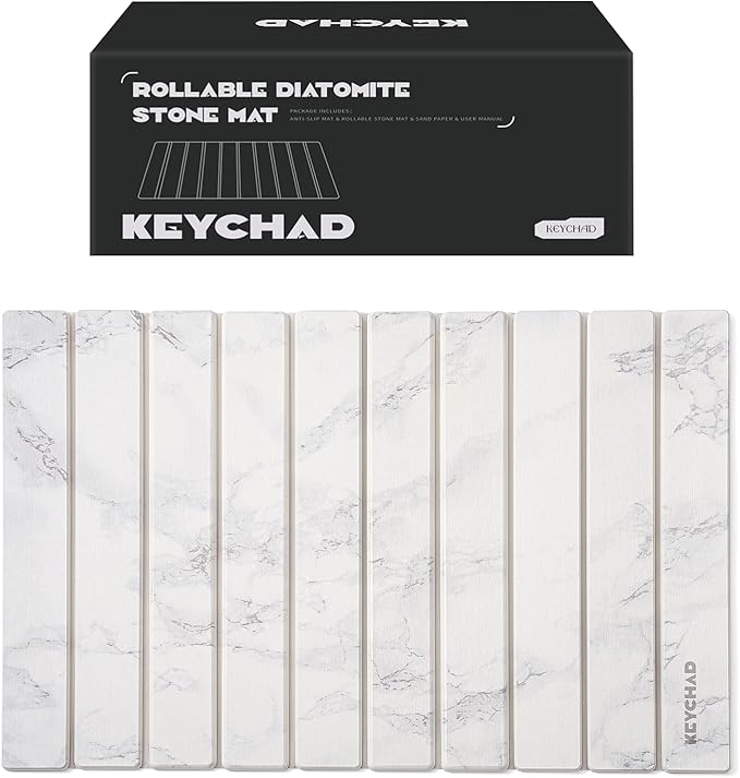 KEYCHAD Large Stone Drying Mat for Kitchen Counter - Image 8