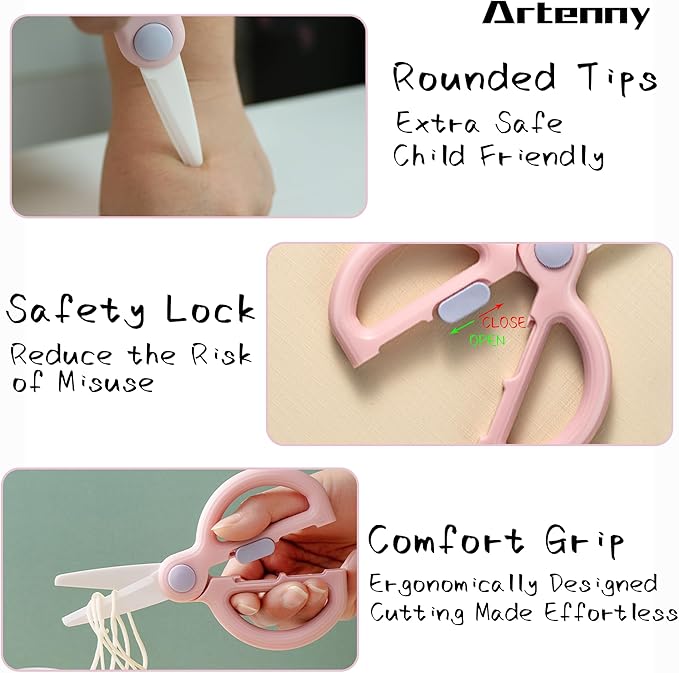 Ceramic Baby Food Scissors Kids - Image 3