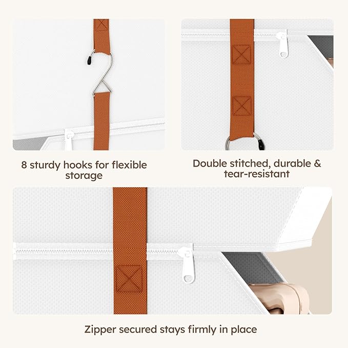 Homsorout Collapsible Hanging Closet Organizer - Image 7