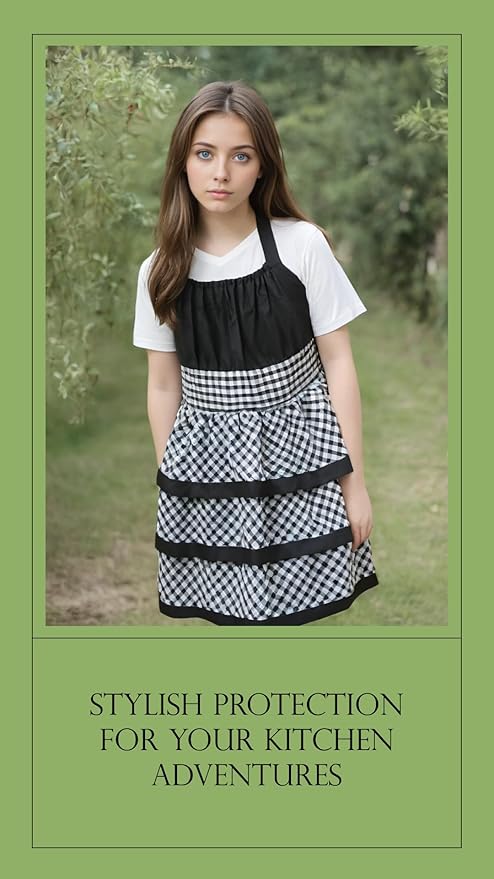 Lovely Flower Pattern Retro Aprons - Image 7