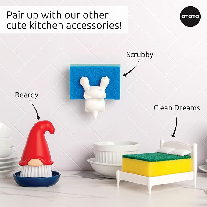 New! Beardy Gnome Dish Brush by Ototo - Image 8