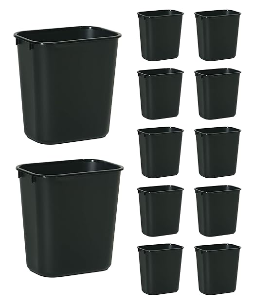 Rubbermaid Commercial Products Deskside Wastebasket/Trash Can, by RubbermaidCommercialProducts
