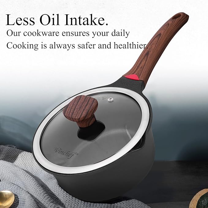 Vinchef 2qt Nonstick Sauce Pan - Image 8
