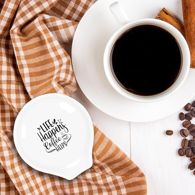 Funny Coffee Spoon Holder-Coffee Spoon Rest-Cafe Bar Station Accessories-Life - Image 5