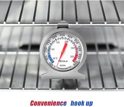 Oven Thermometer 2 Pack 50-300°C/100-600°F, Oven Grill Fry Chef Smoker - Image 4