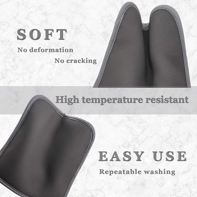 2Pcs Cotton and Neoprene Oven Pads Pot Holders - Image 5