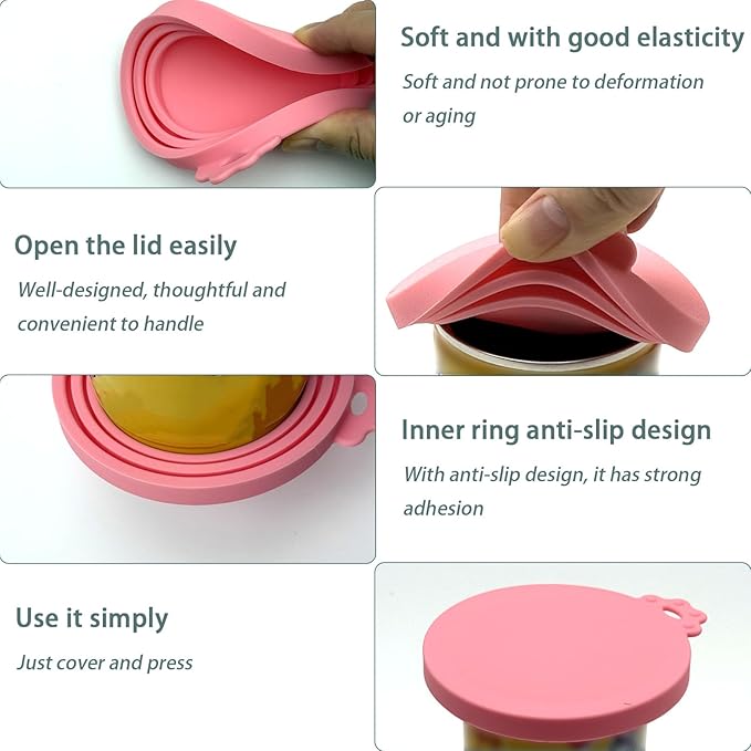 Cat Wet Food Spoon with Can Lids 3 oz, One fit 3 Standard Size Pet Cans - Image 5
