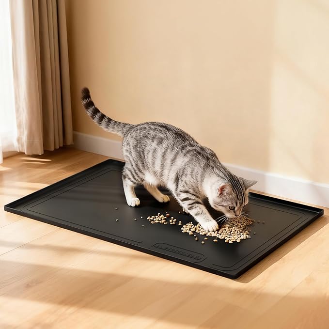 Aisslro Under Sink Mat 22" X 19", Waterproof Silicone Cabinet Organizer - Image 6