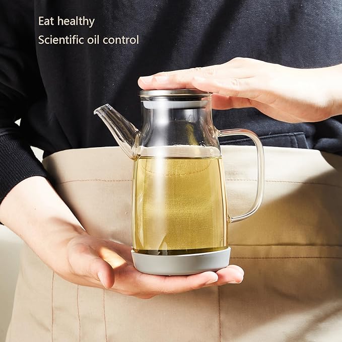 Glass Olive Oil Bottle, Olive Oil Dispenser Bottle - Image 3