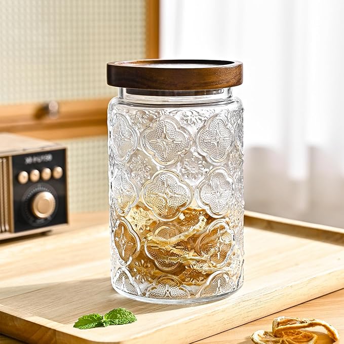Adodeen 32oz Vintage Glass Jars - Image 5