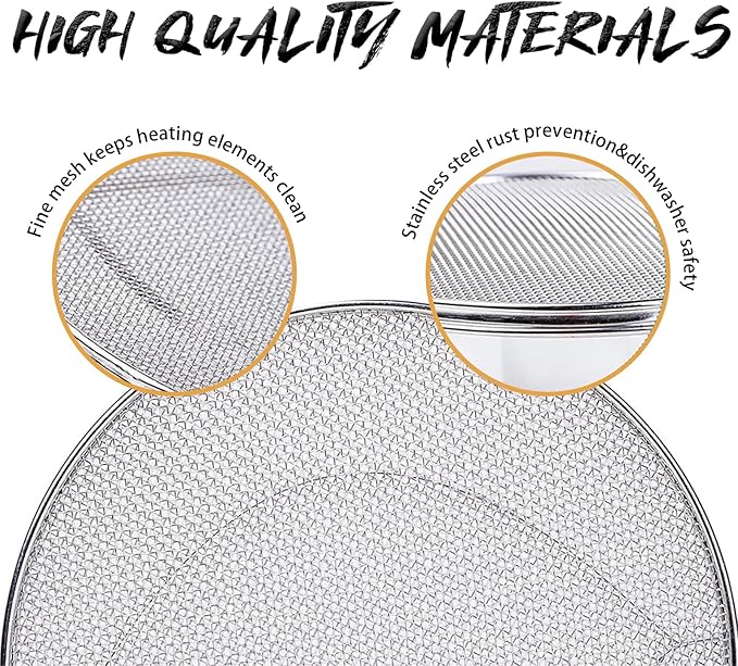 2PCS Stainless Steel Splatter Shield - Image 4