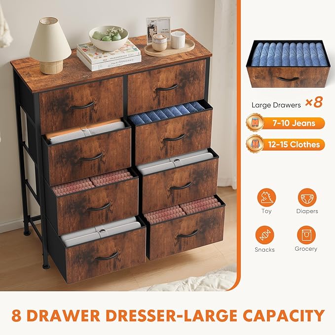 Sweetcrispy Dresser for Bedroom - Image 6