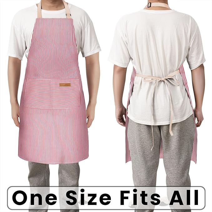 BeLuyi 2 Pack Adjustable Bib Apron - Image 6