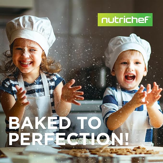 NutriChef Nonstick Baking Pans Set – Premium Cookie Sheets - Image 7