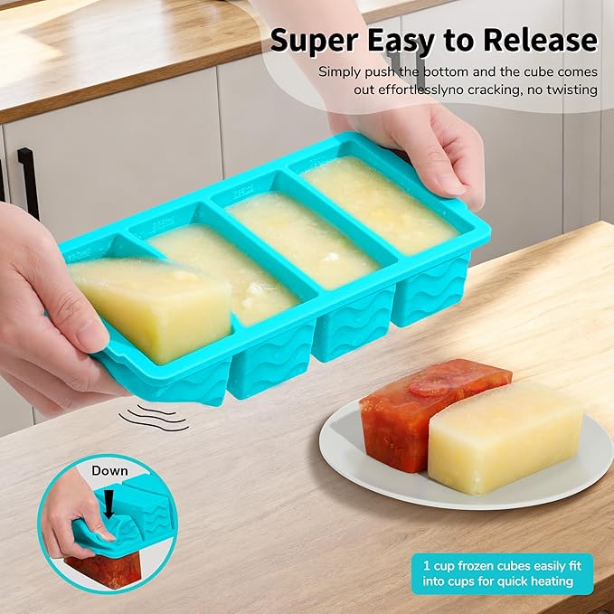 3-Pack Silicone Freezer Trays - Image 4