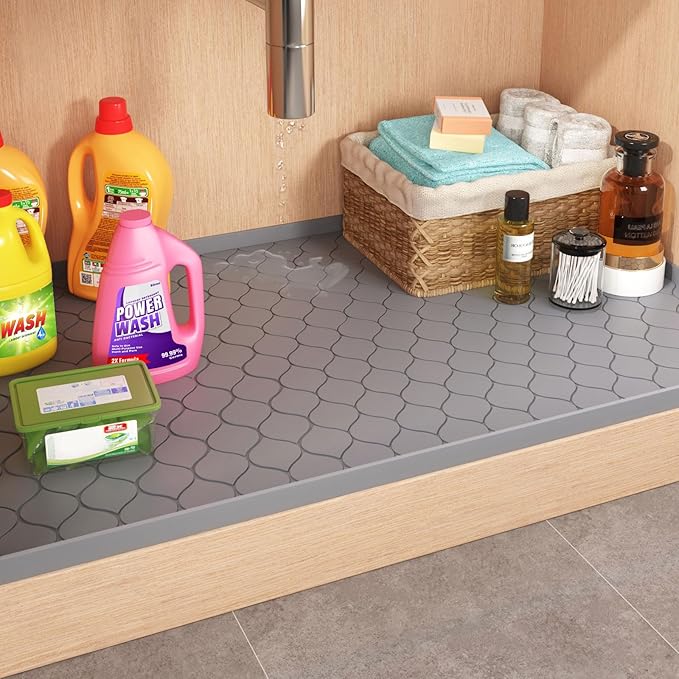 Winisok Silicone Under Sink Mat 34" x 22", kitchen Essentials and Gadgets - Image 7