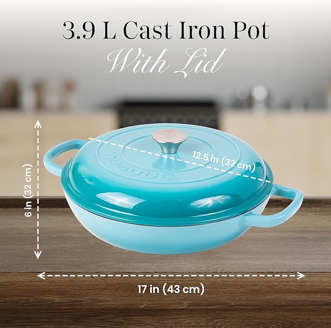 Shallow Cast Iron Casserole - Image 3