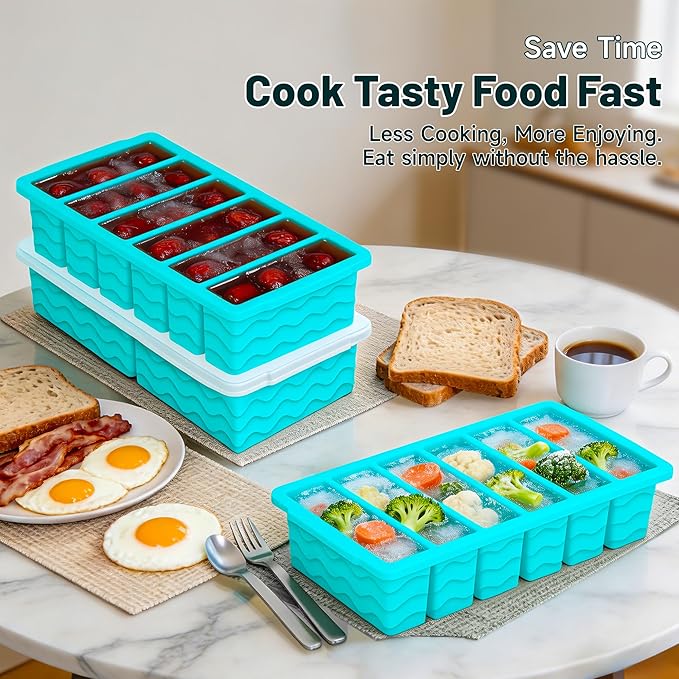 3-Pack Silicone Freezer Trays - Image 7