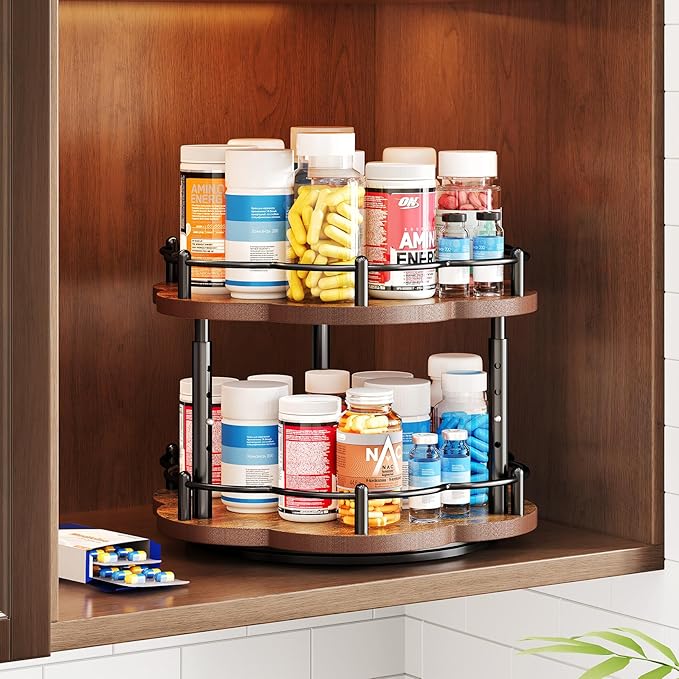 Spice Rack Lazy Susan Organizer - Image 8