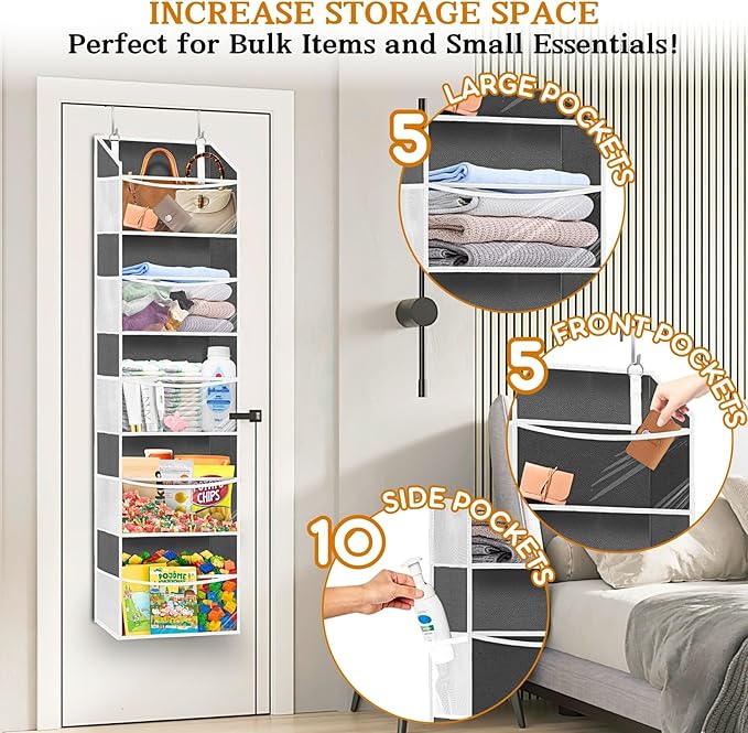 Ofiray-home 2 Pack Over Door Organizer - Image 5