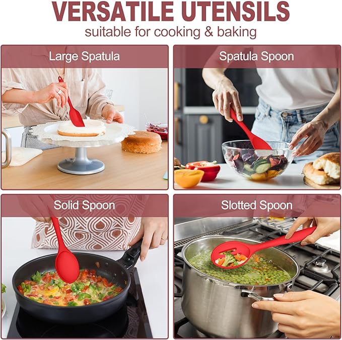 TeamFar Kitchen Utensils, Non-Stick Kitchen Gadgets - Image 6