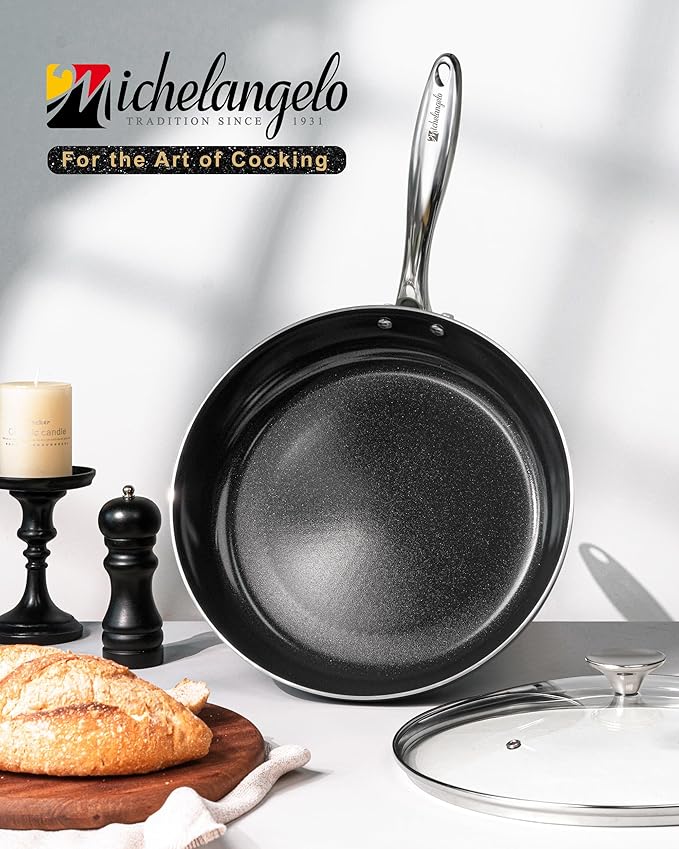 MICHELANGELO Non Stick Frying Pan - Image 8