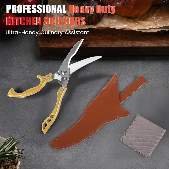 ANDONG Heavy Duty Kitchen Poultry Shears - Image 6