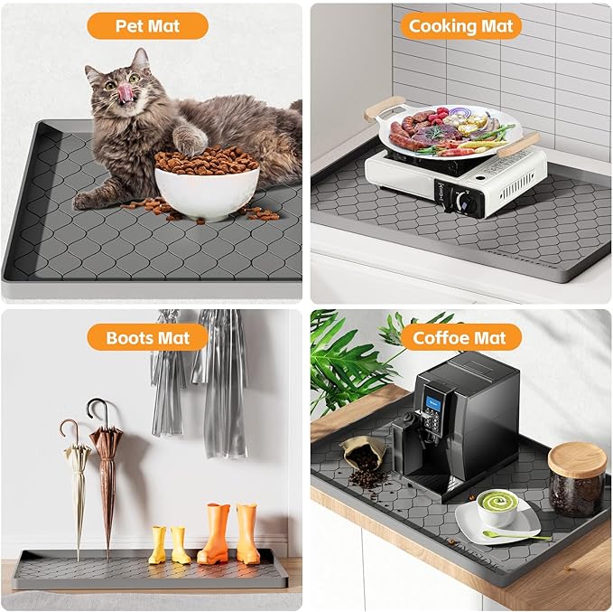 Winisok Silicone Under Sink Mat 19" x 19", kitchen Essentials and Gadgets - Image 6
