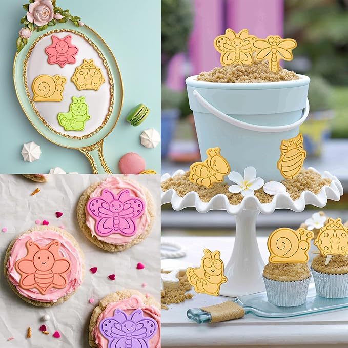 Insect Cookie Cutters Set, Cute Cookie Cutters - Image 2
