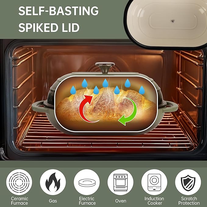 Premium Enameled Cast Iron Dutch Oven - Image 7