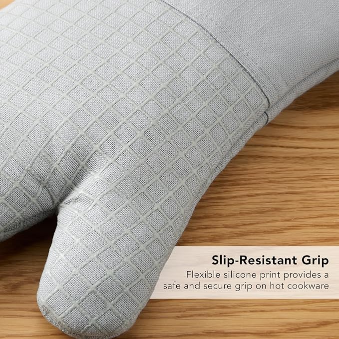 KITCHENAID Gourmet Series Gridlines Oven Mitts 2-Pack Set, Heat Resistant up to - Image 7