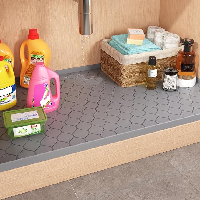 Winisok Silicone Under Sink Mat 19" x 19", kitchen Essentials and Gadgets - Image 2