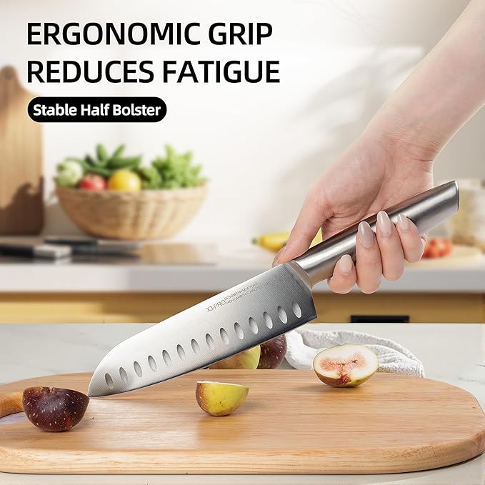 KnifeSaga Knife Set Premium, Japanese High Carbon Stainless Steel 14 Pcs - Image 3