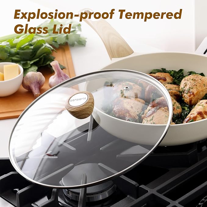 SENSARTE Ceramic Nonstick Frying Pan Skillet - Image 4