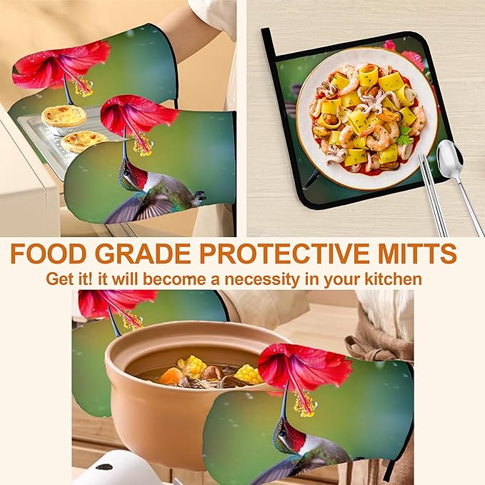 Oven Mitts and Hot Pads Set - Image 5