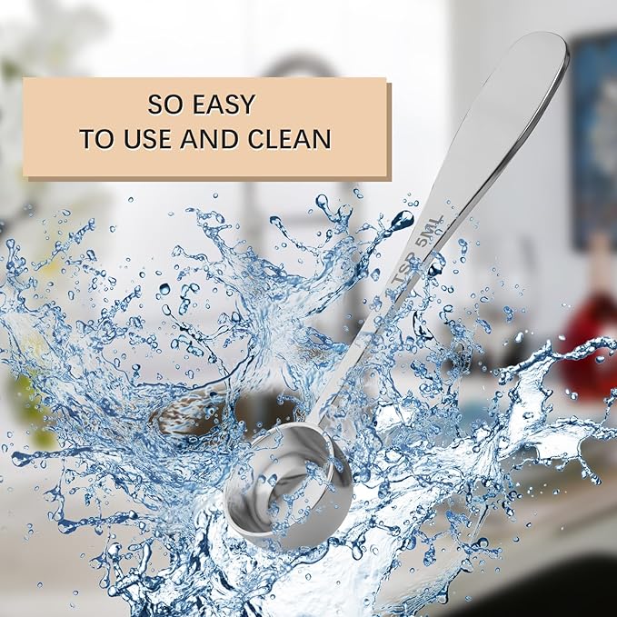 2PCS 1/2tsp Single Measuring Spoon, Stainless Steel Individual Teaspoon - Image 4