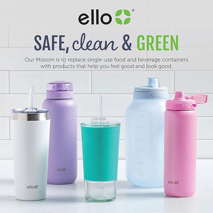 Ello Duraglass 3.4 Cup Round Meal Prep Sets 10Pc, 5 Pack Set- Glass Food - Image 6