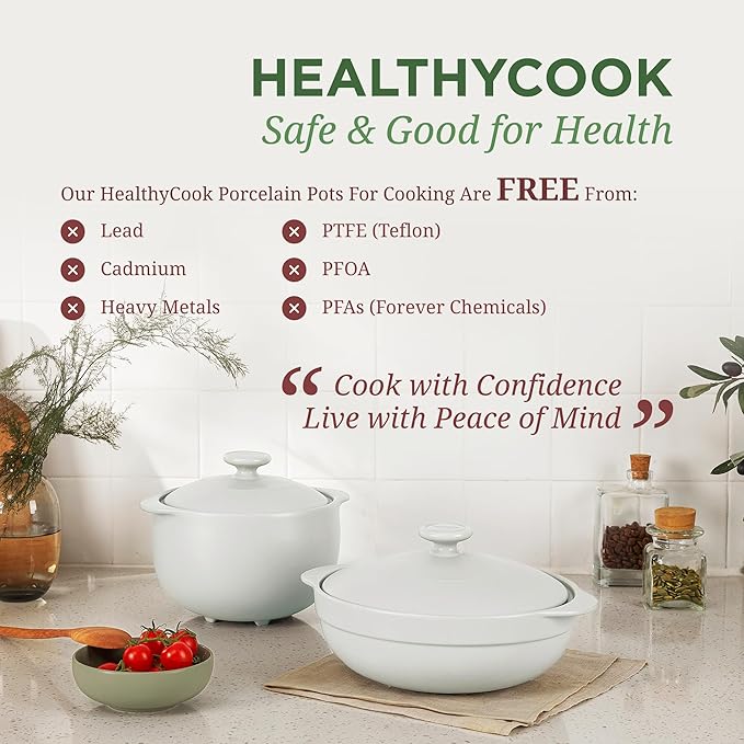 MINH LONG 1-Qt Porcelain Dutch Oven - Image 4