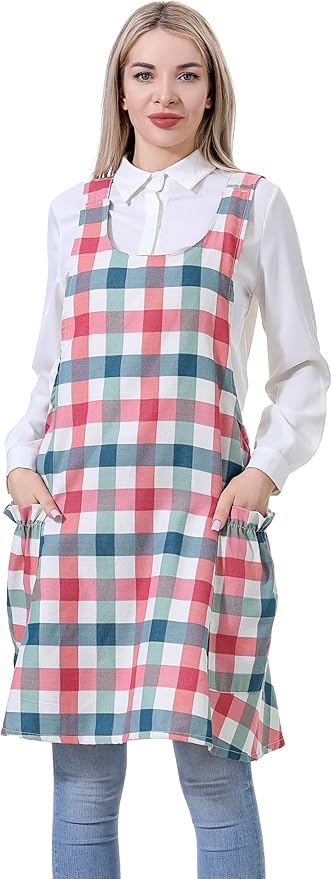 Cozy Adjustable Cross Back Aprons by APRONNER