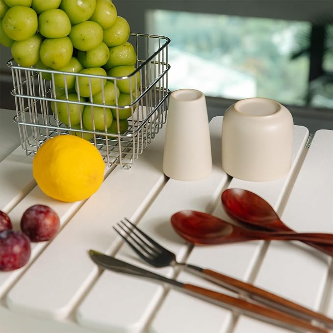 2pcs Stone Dish Drying Mat for Kitchen Counter, Quick-Dry Diatomaceous Earth - Image 6